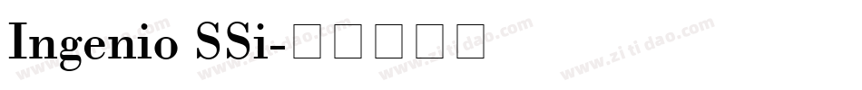 Ingenio SSi字体转换
